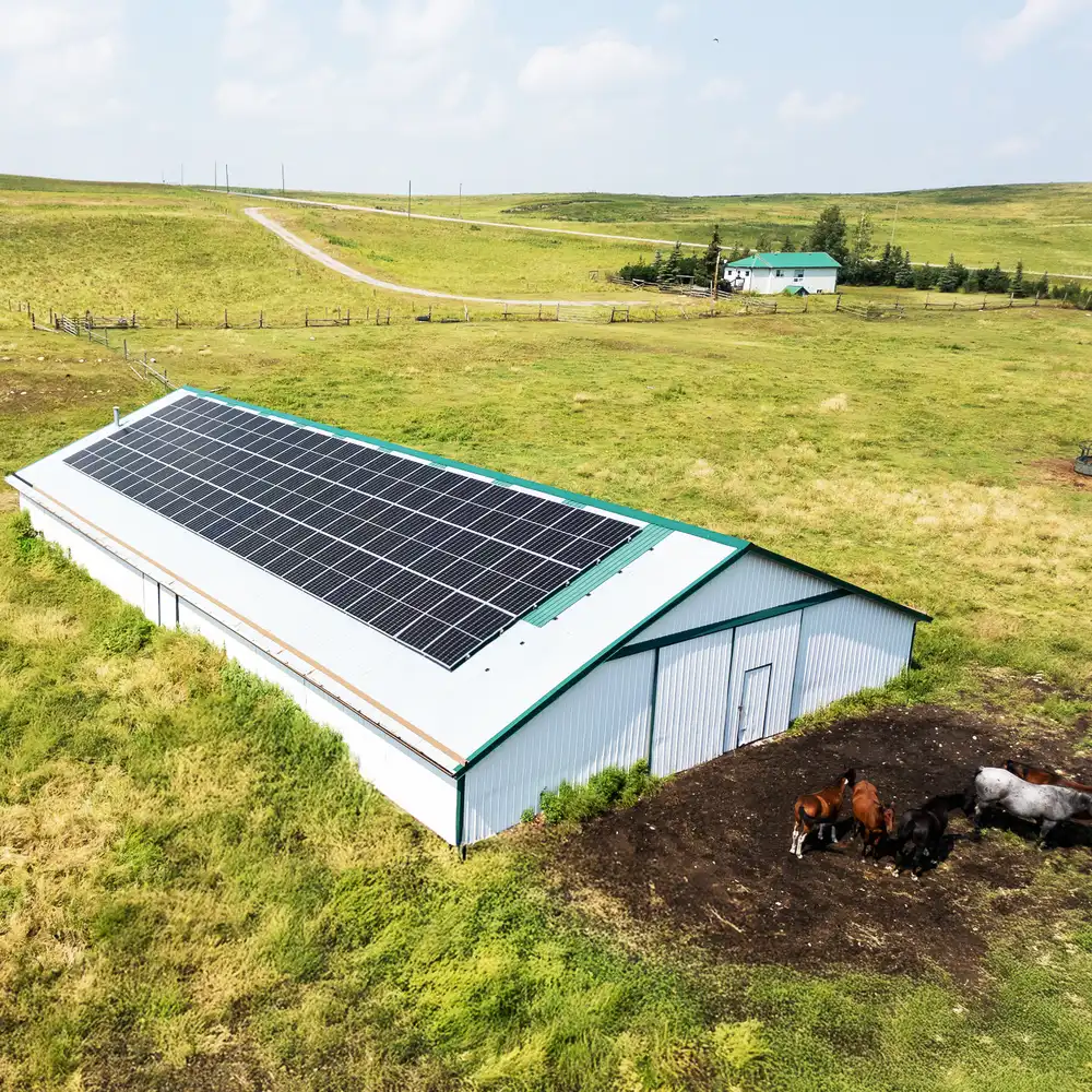 Rocky View 38kW Edit small - - Level Up Solar
